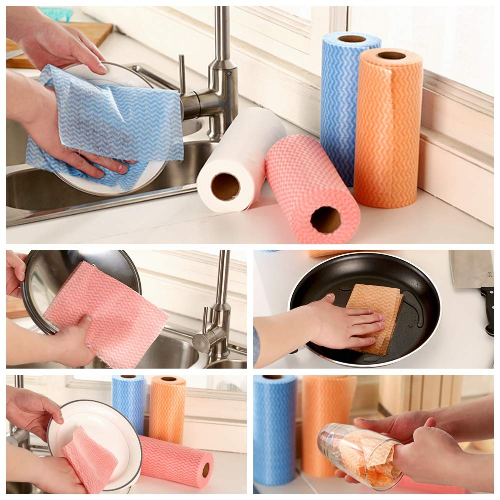 Non Woven Disposable Kitchen Dish Cloth Rags
