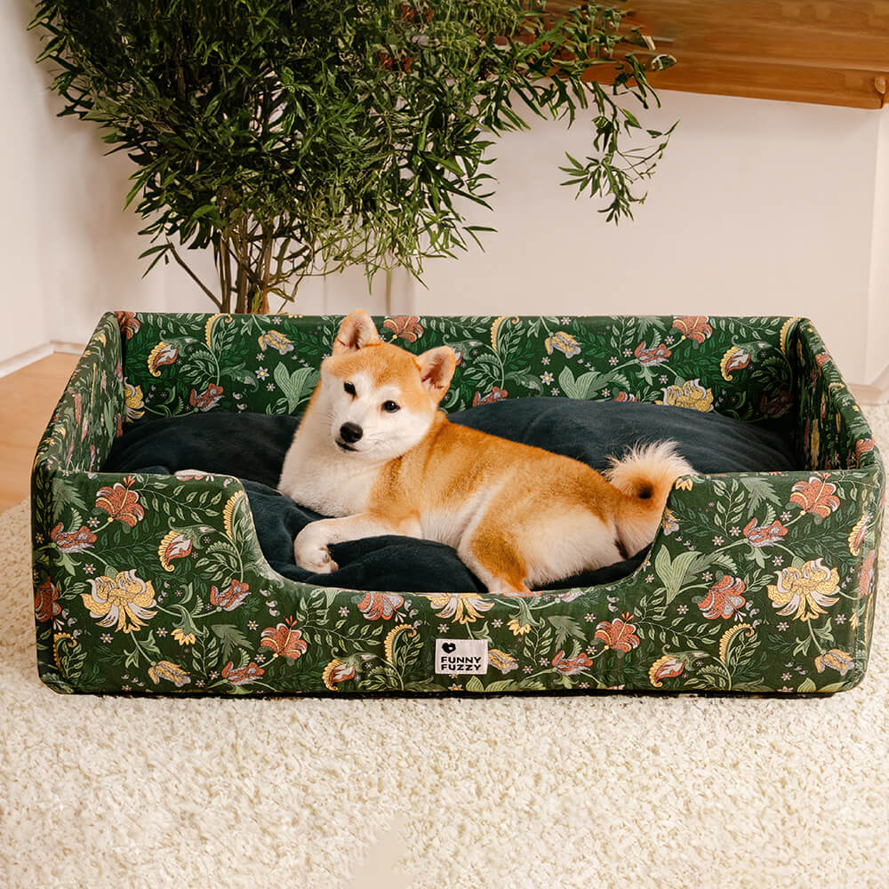 Light Luxury Vintage Deep Sleep Calming Bed Dog & Cat Bed