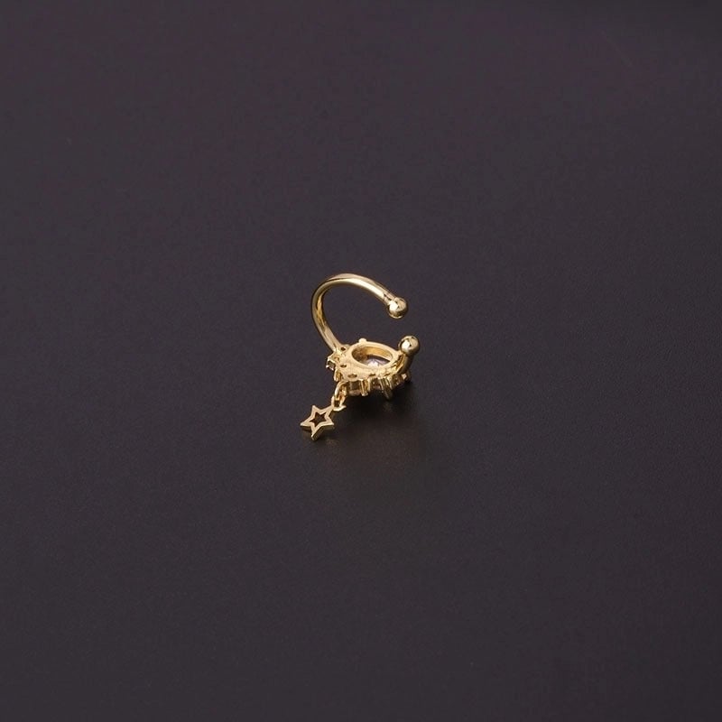 Ear Cartilage Rings & Studs Minimalist Bow Knot Metal Plating
