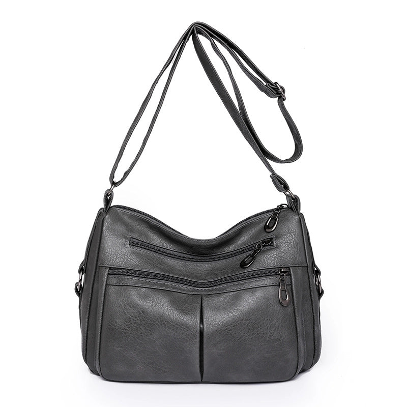 Women's Medium All Seasons Pu Leather Classic Style Tote Bag