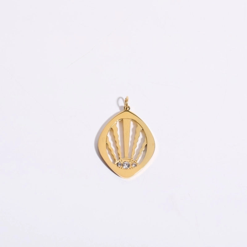 Casual Basic Classic Style Round Devil's Eye Square 304 Stainless Steel Rhinestones Zircon 18K Gold Plated Inlay