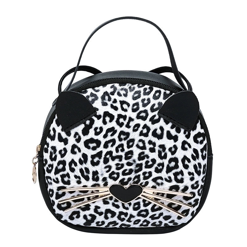 Small Pu Leather Circle Bag