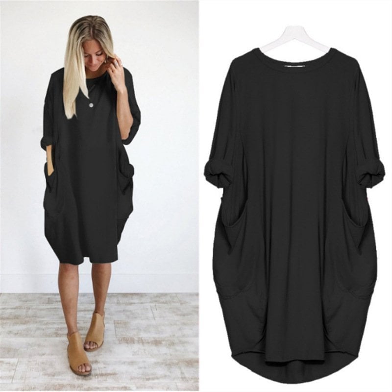 Vestido Casual O-Outline para mujer(Compra 2 y obtén envío gratis)