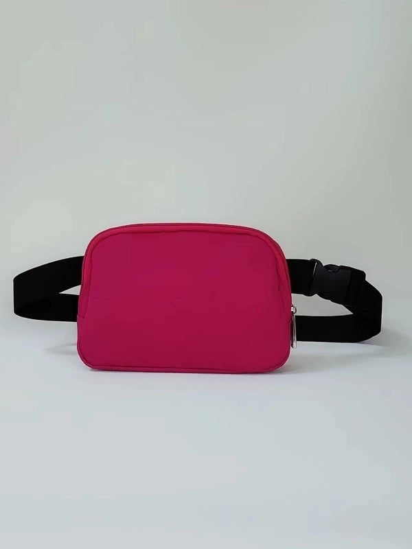Women's Streetwear Solid Color Nylon Waist Bags