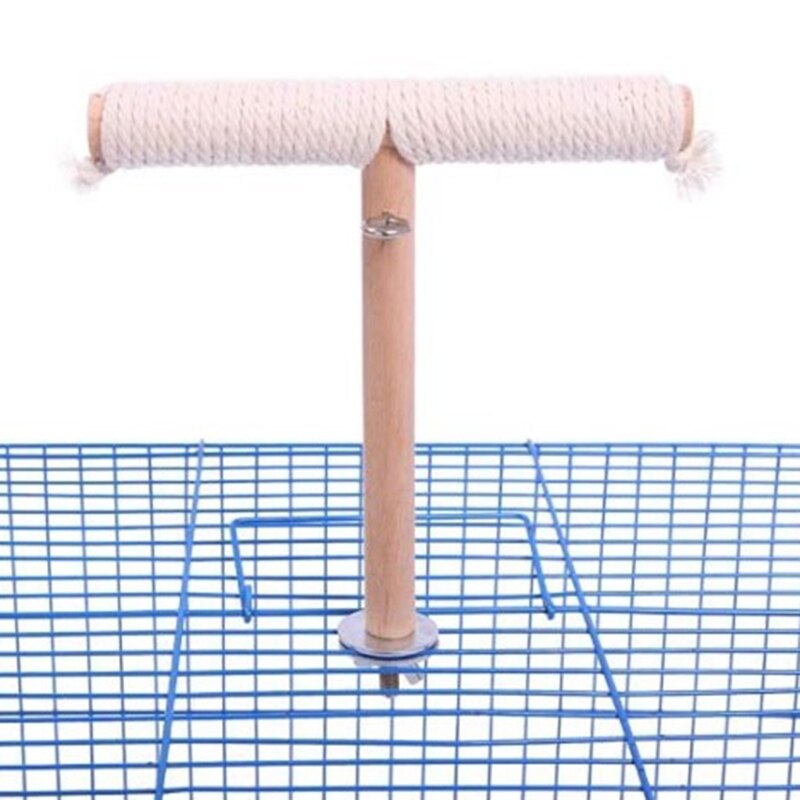 Parrot Stand Toy Covering With Rope