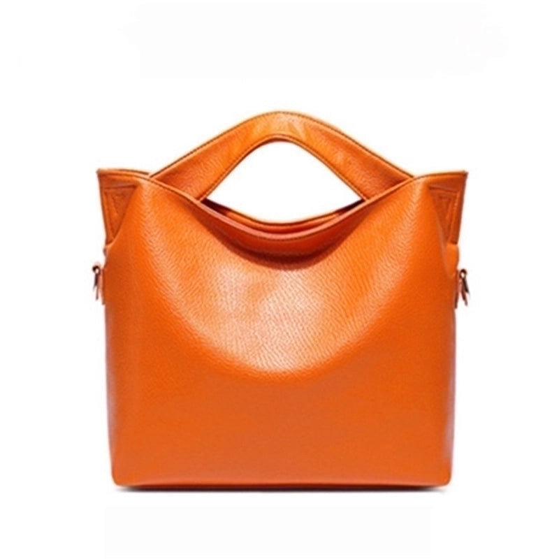 Women's Medium Pu Leather Leather Solid Color Classic Style Zipper Handbag