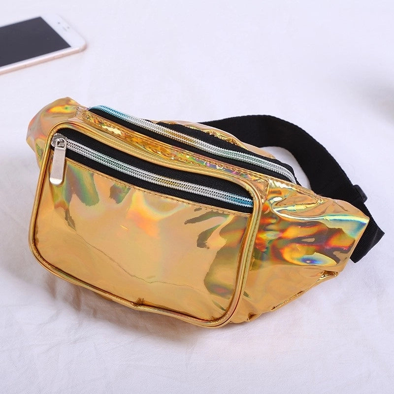 Women's Streetwear Solid Color Pu Leather Waist Bags