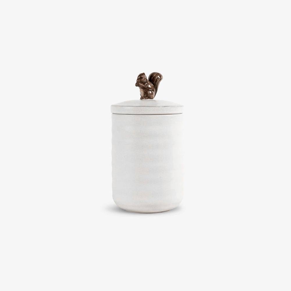 Ellen Tall Jar with Lid - Squirrel