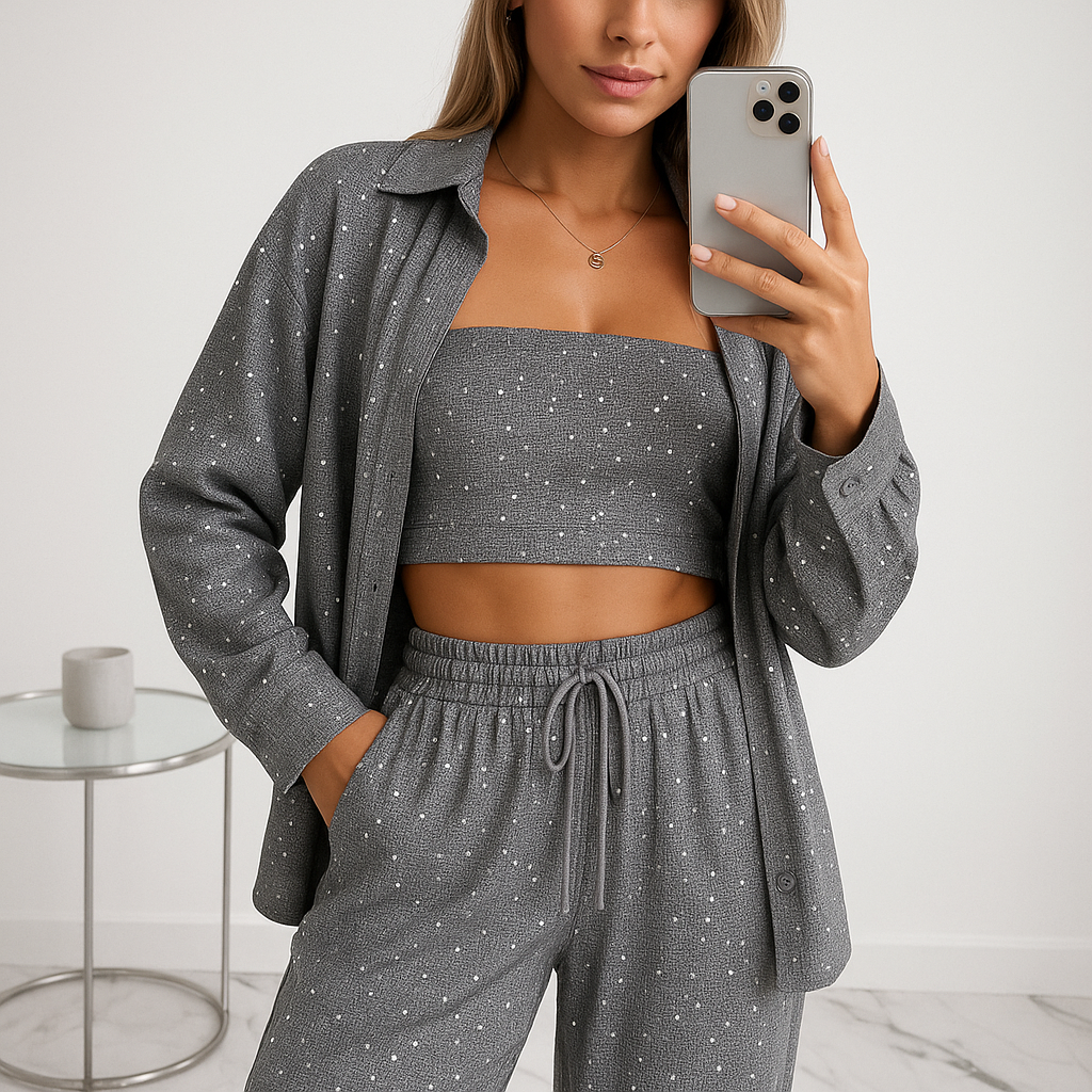 Sequin Three Piece Set