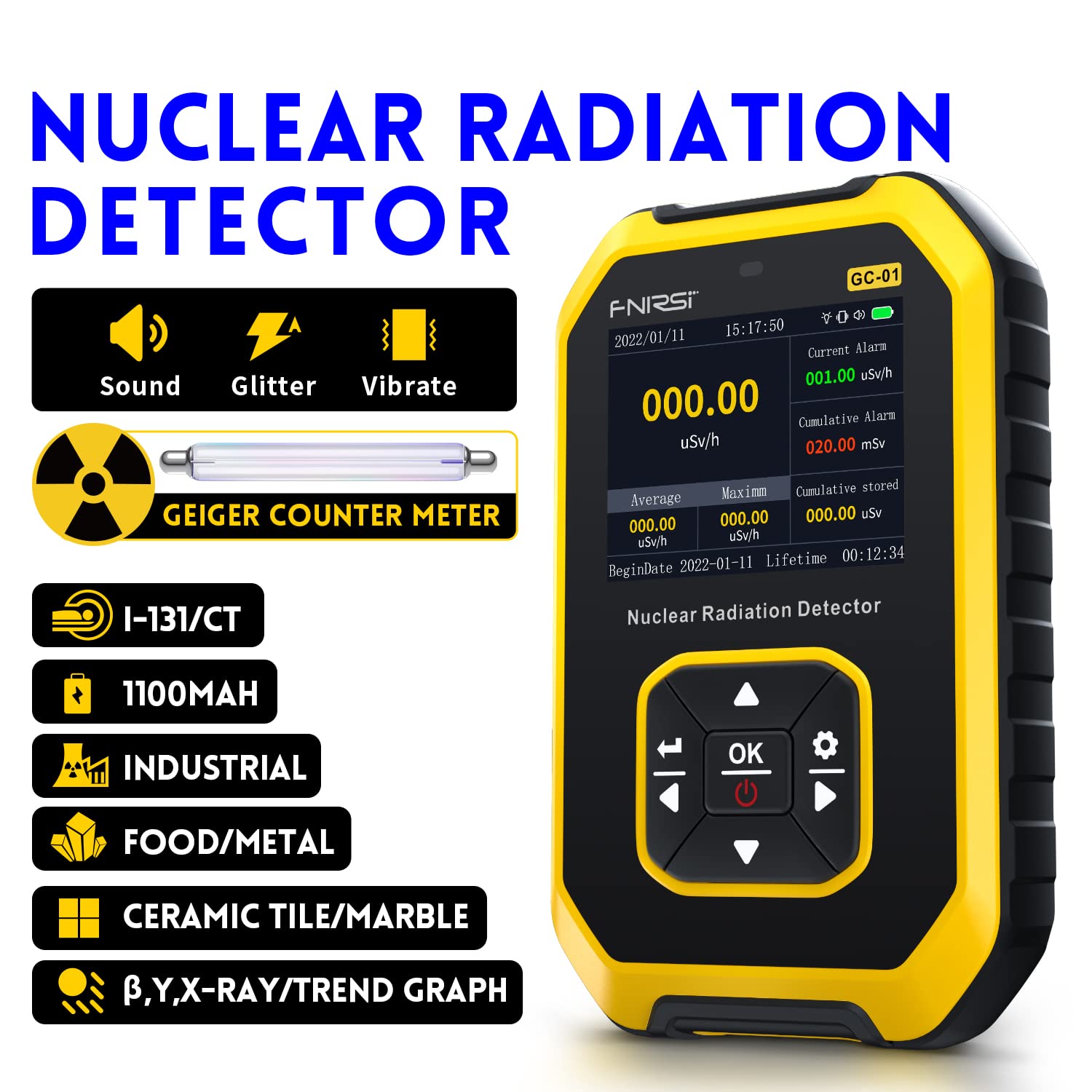 🔥Laatste daguitverkoop 49%🔥Geigerteller nucleaire stralingsdetector