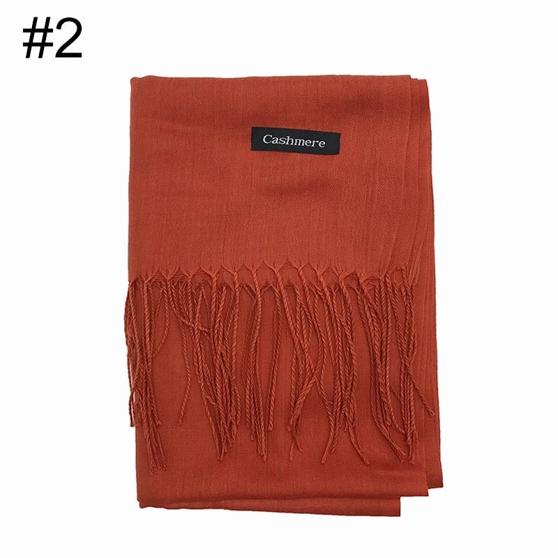 Thin Cotton And Linen National Two Tassel Ladies Scarf Shawl 100g A Generation Of Hair
