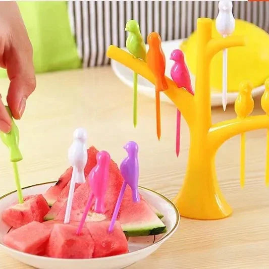 6 PIECES FRUITS FORK