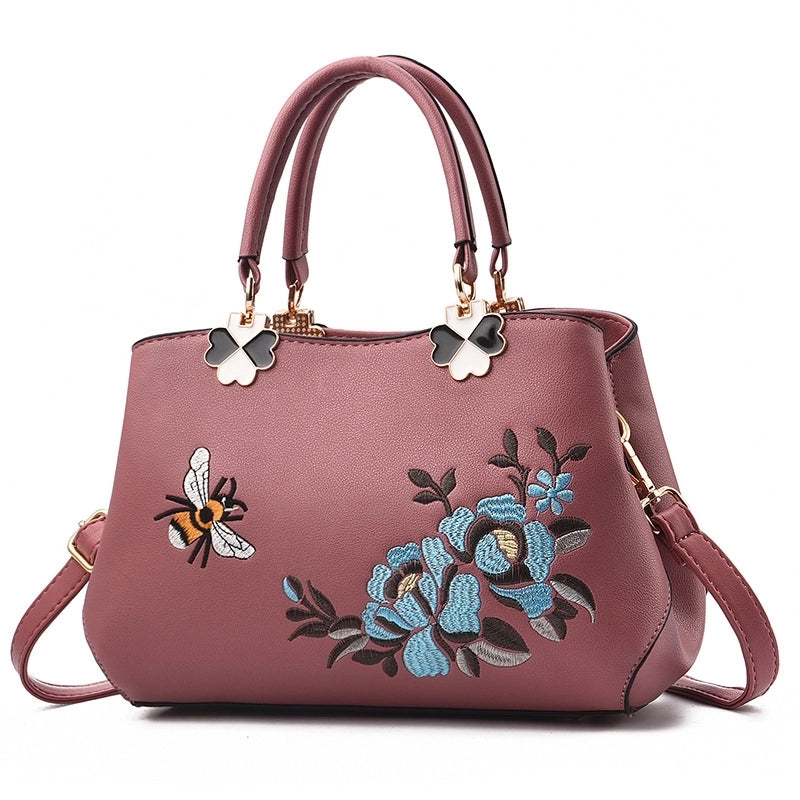 Women's Medium All Seasons Pu Leather Basic Handbag