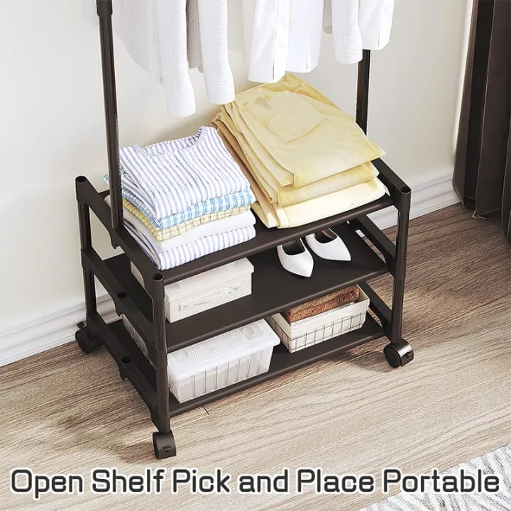 3 LAYERS ATTACHABLE CLOTH RACK