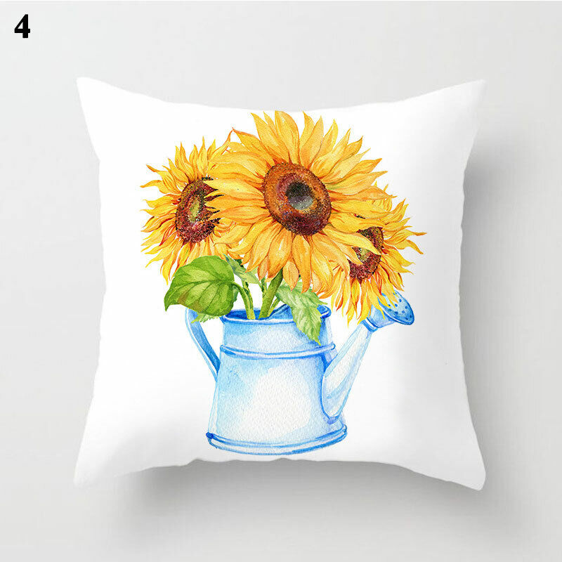 18 Cushion Cover Pillow Case Home Sofa Decor Pillowslip Waist Pillow Cover Soft