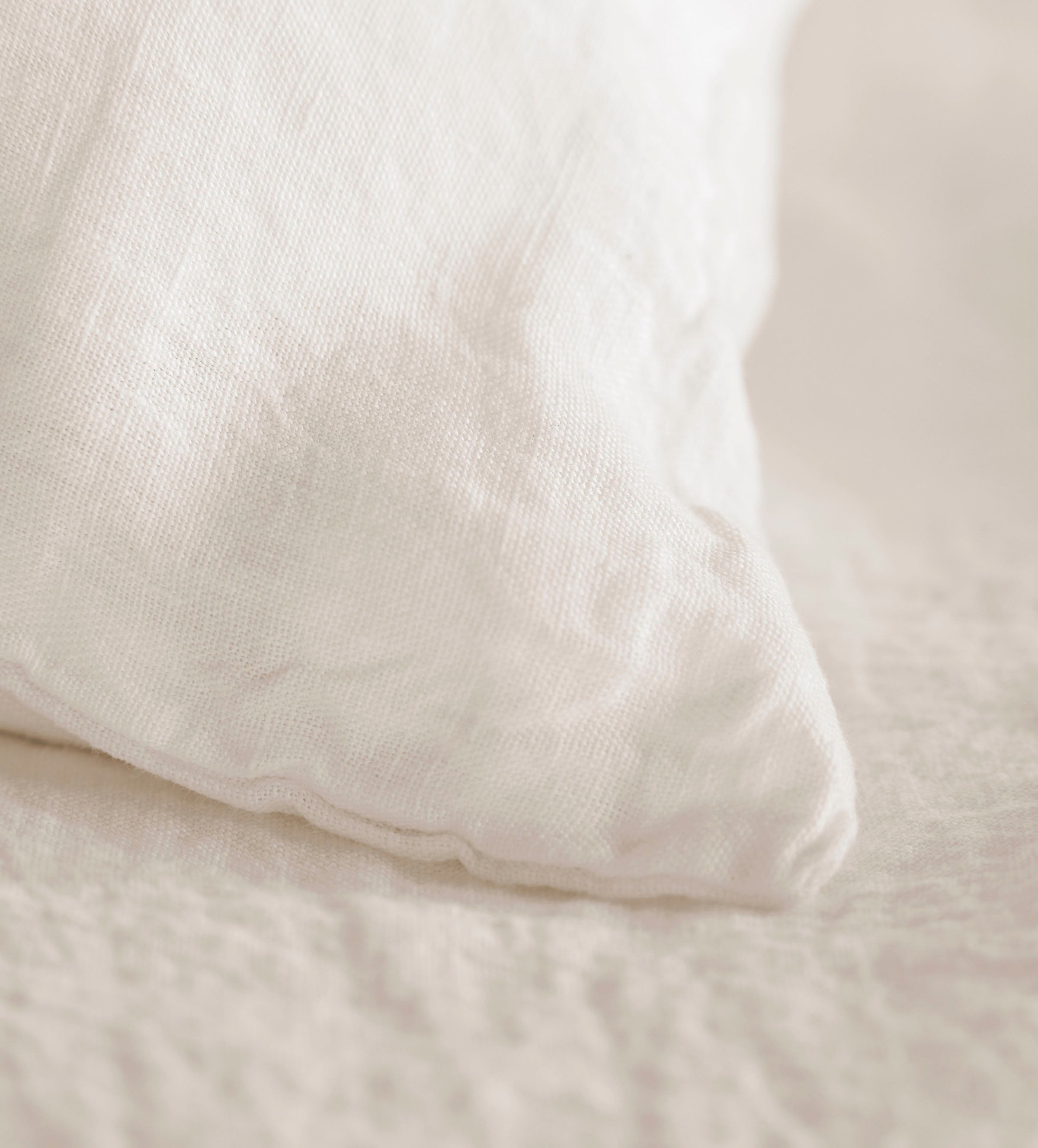 Cream 100% Linen Duvet Cover