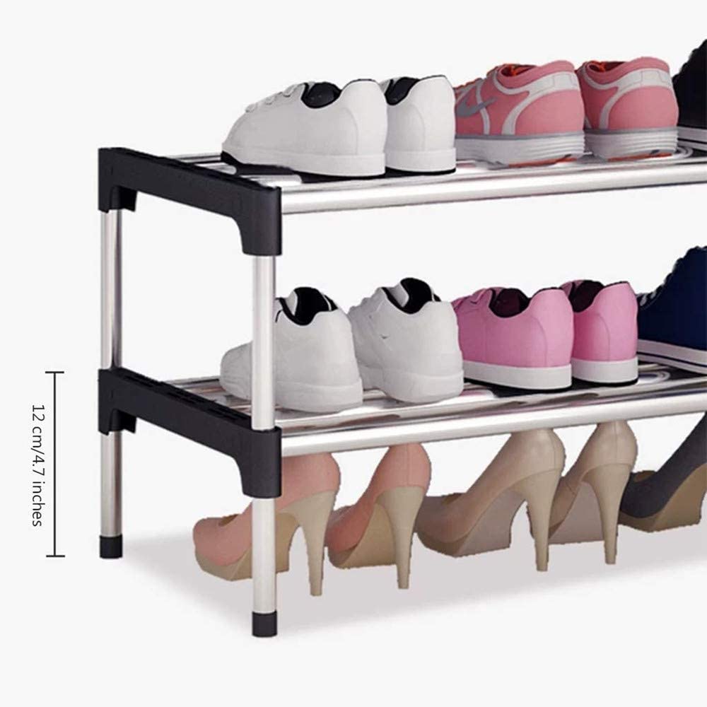 6 Layer Stainless Steel Layer Shoe Rack