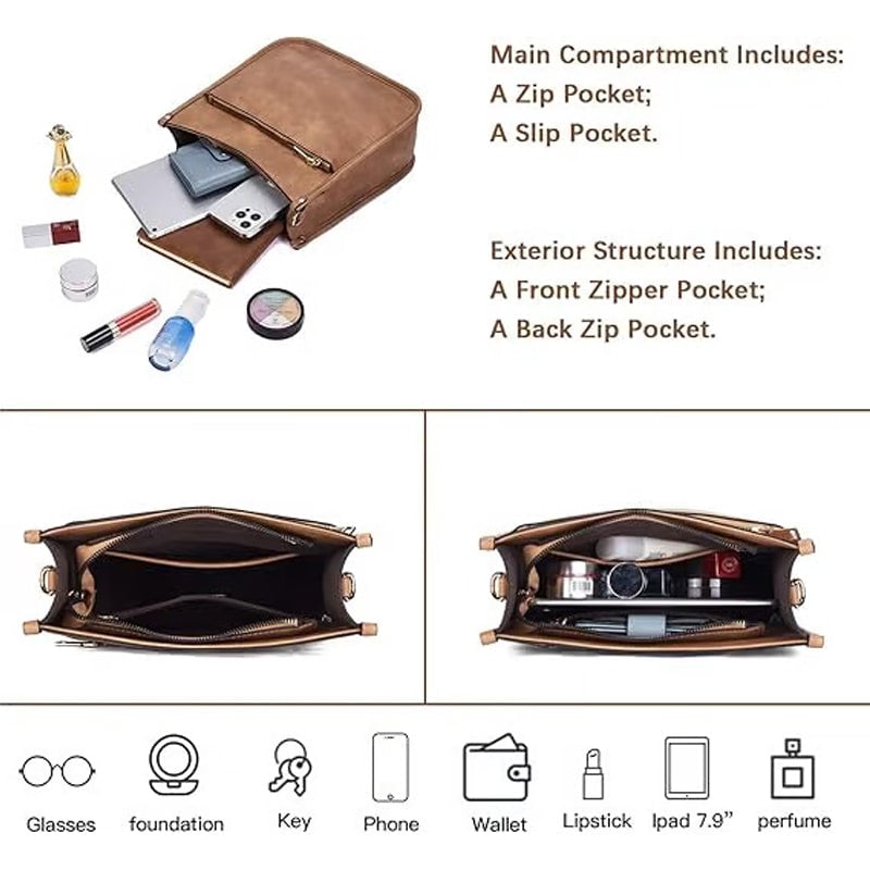 💥Hot Sale👜Colorful Straps Crossbody Leather Bags