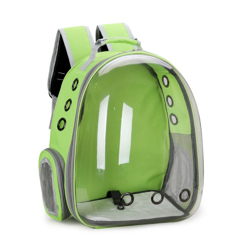 Minimalist PVC Oxford Cloth Solid Color Pets Backpack