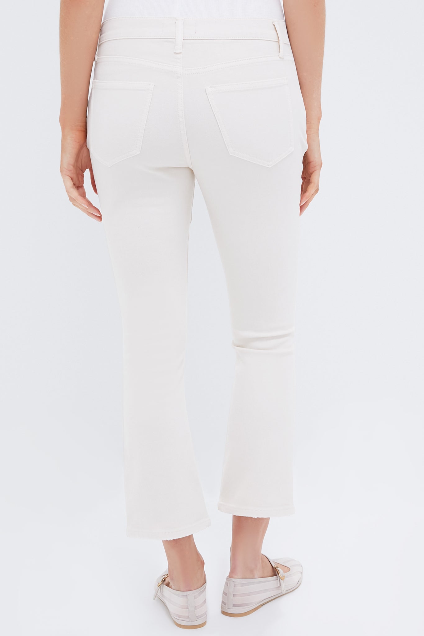 Vanilla The Maternity Crop Jean