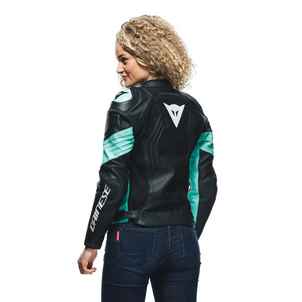 RACING 4 LADY LEATHER JACKET