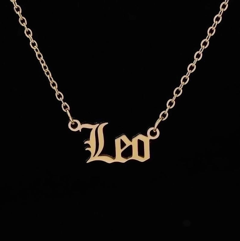 Fashion Constellation 201 Stainless Steel 18K Gold Plated Stainless Steel Necklaces