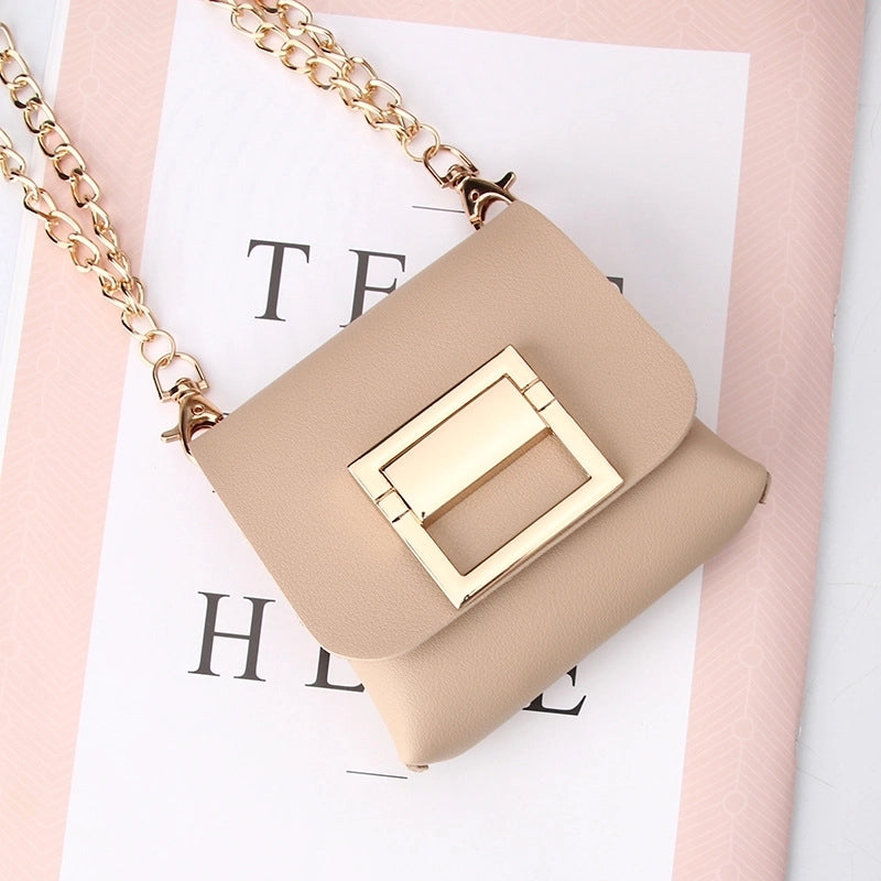 Women'S Pu Leather Iron Solid Color Classical