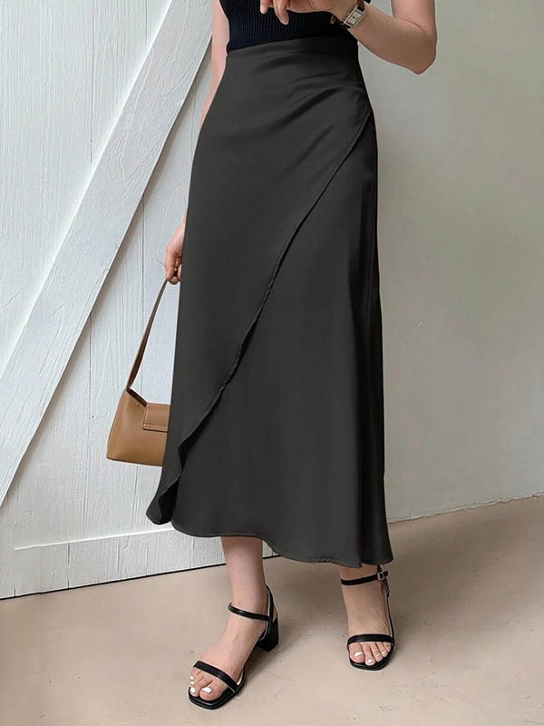 Bodycon Solid Color Skirts Bottoms
