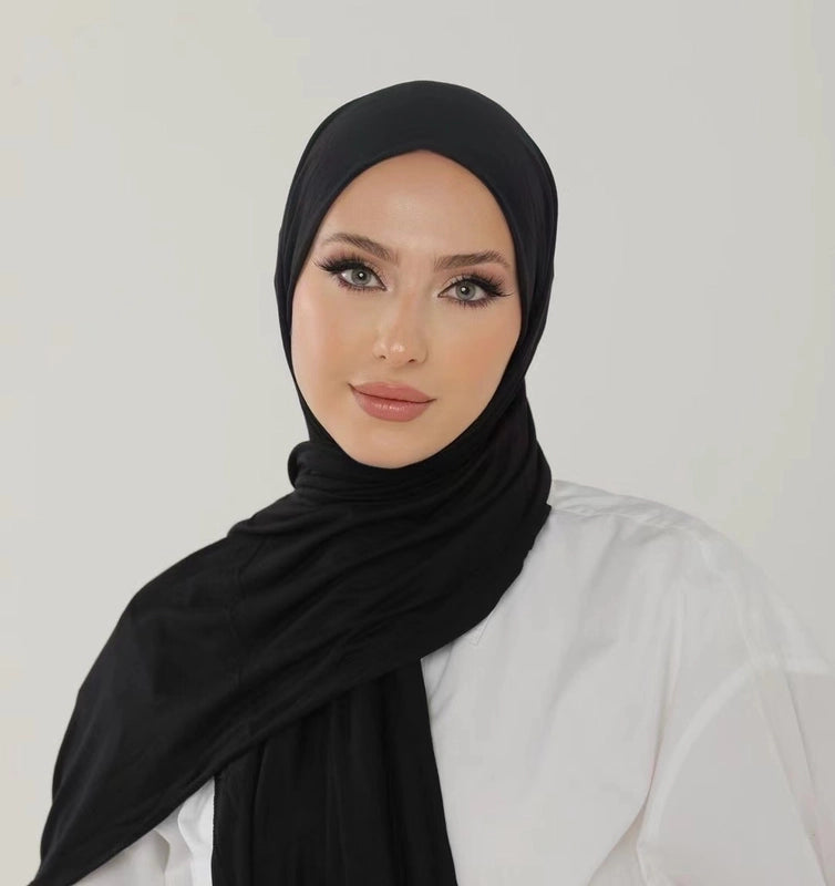 Unisex Minimalist Solid Color Polyester Kerchief