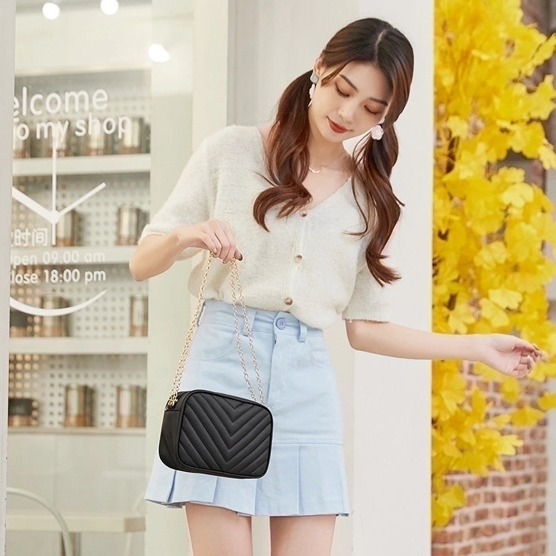 Women's Small All Seasons Pu Leather Vintage Style Shoulder Bag