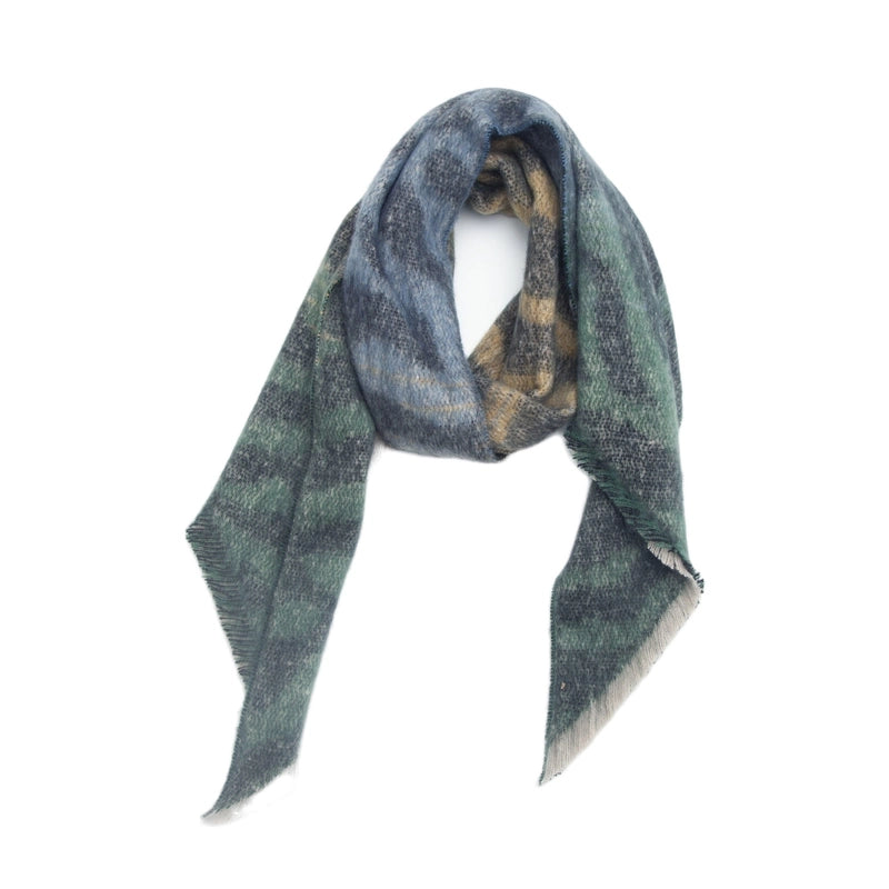 Women's Elegant Basic Color Block Polyester Scarf