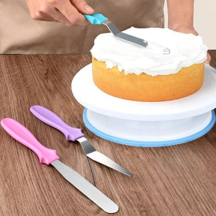 3 Pcs Cake Decoration Tool – Cake Cream Spreading Tool