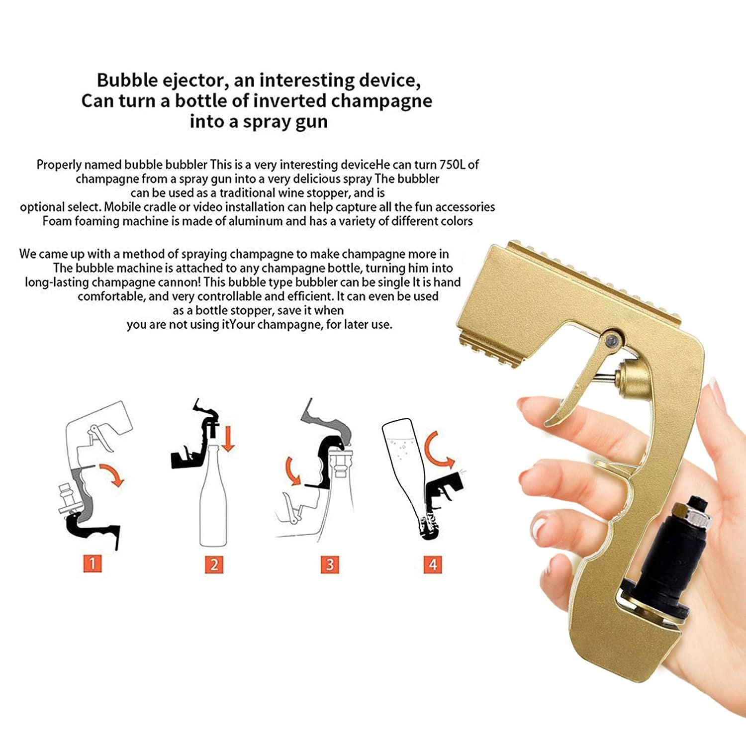 Champagne Gun Ejector