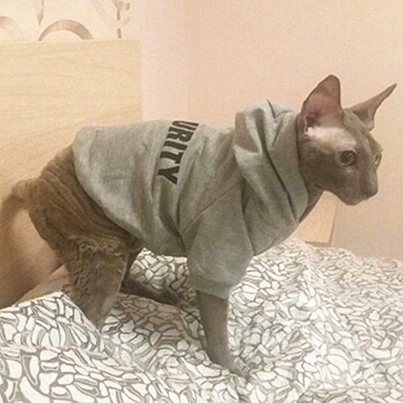 Security Printed Dog Cat Hoodies