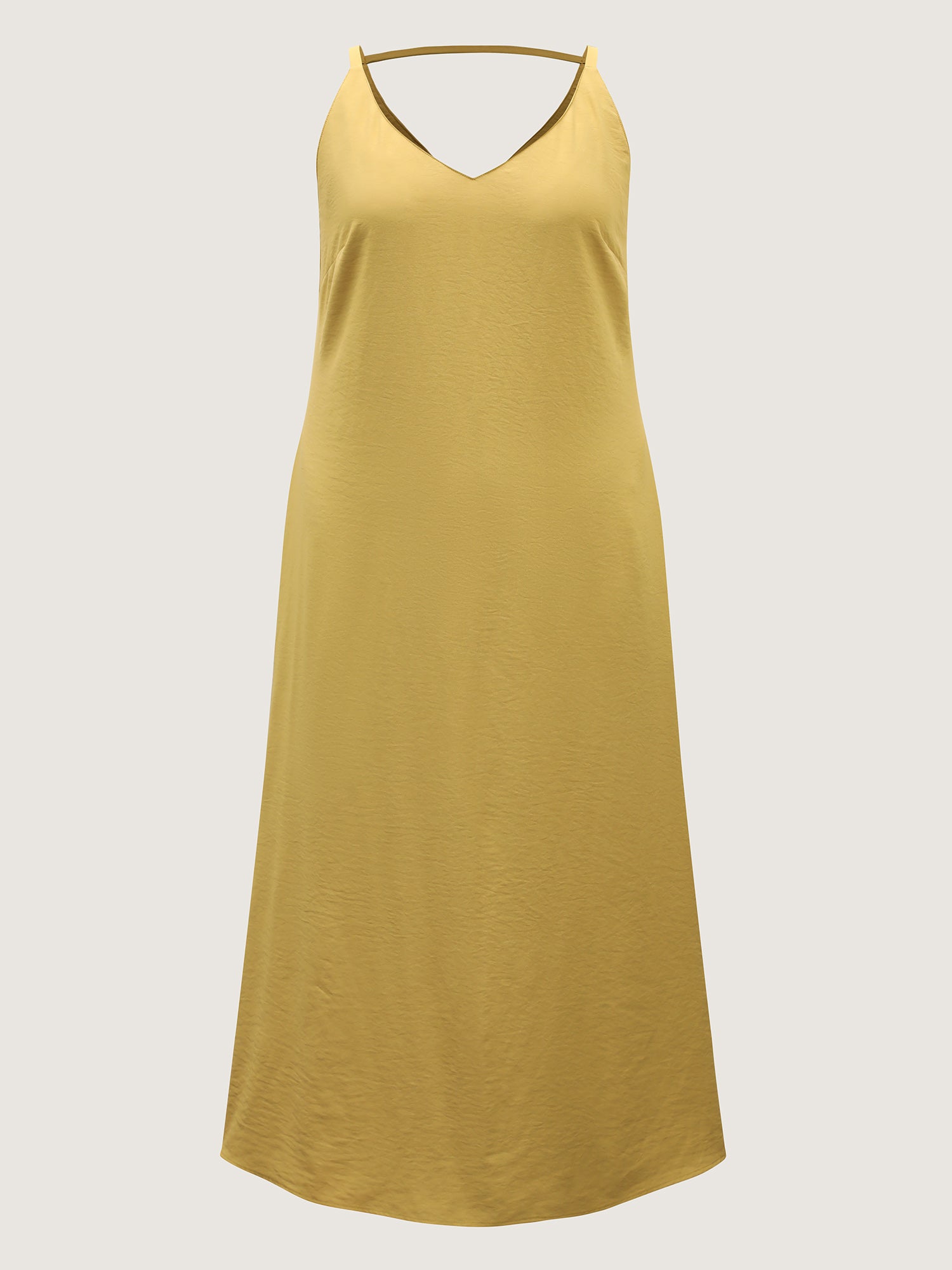 Backless V-Neck Cami Maxi Dress