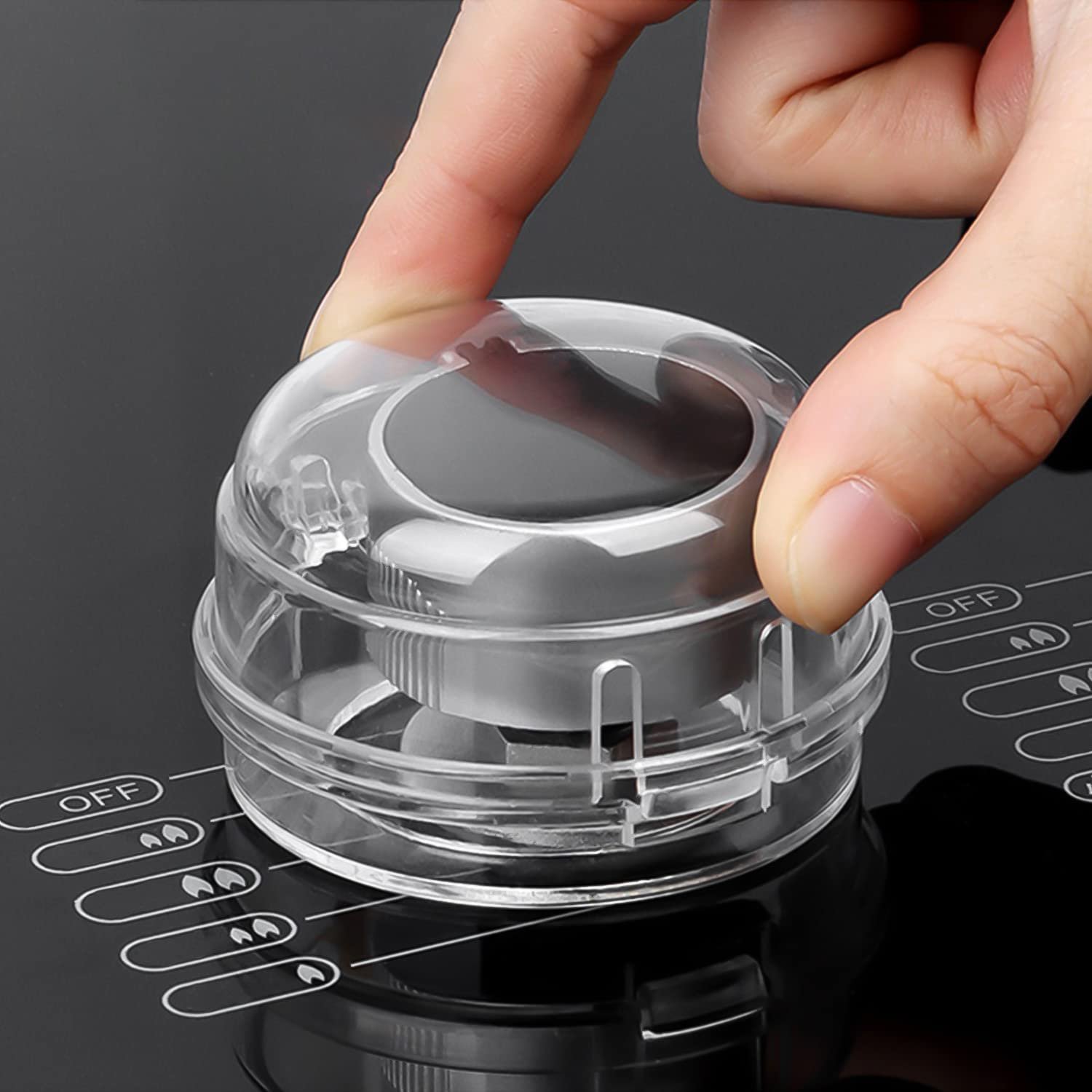 Transparent Gas Stove Knob Cover