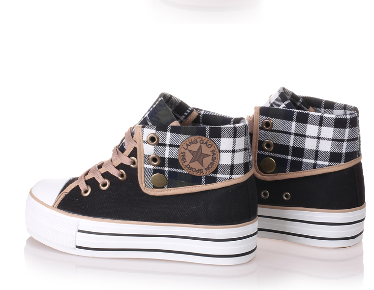 High-top casual canvas shoes KF2298