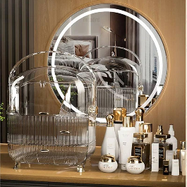 Acrylic Crystal Makeup Organizer