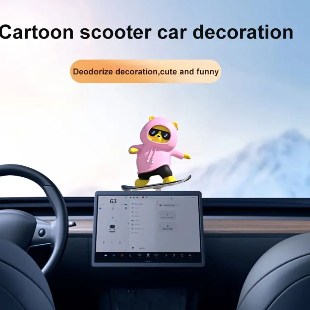 Car Moving Bear For Dashboard