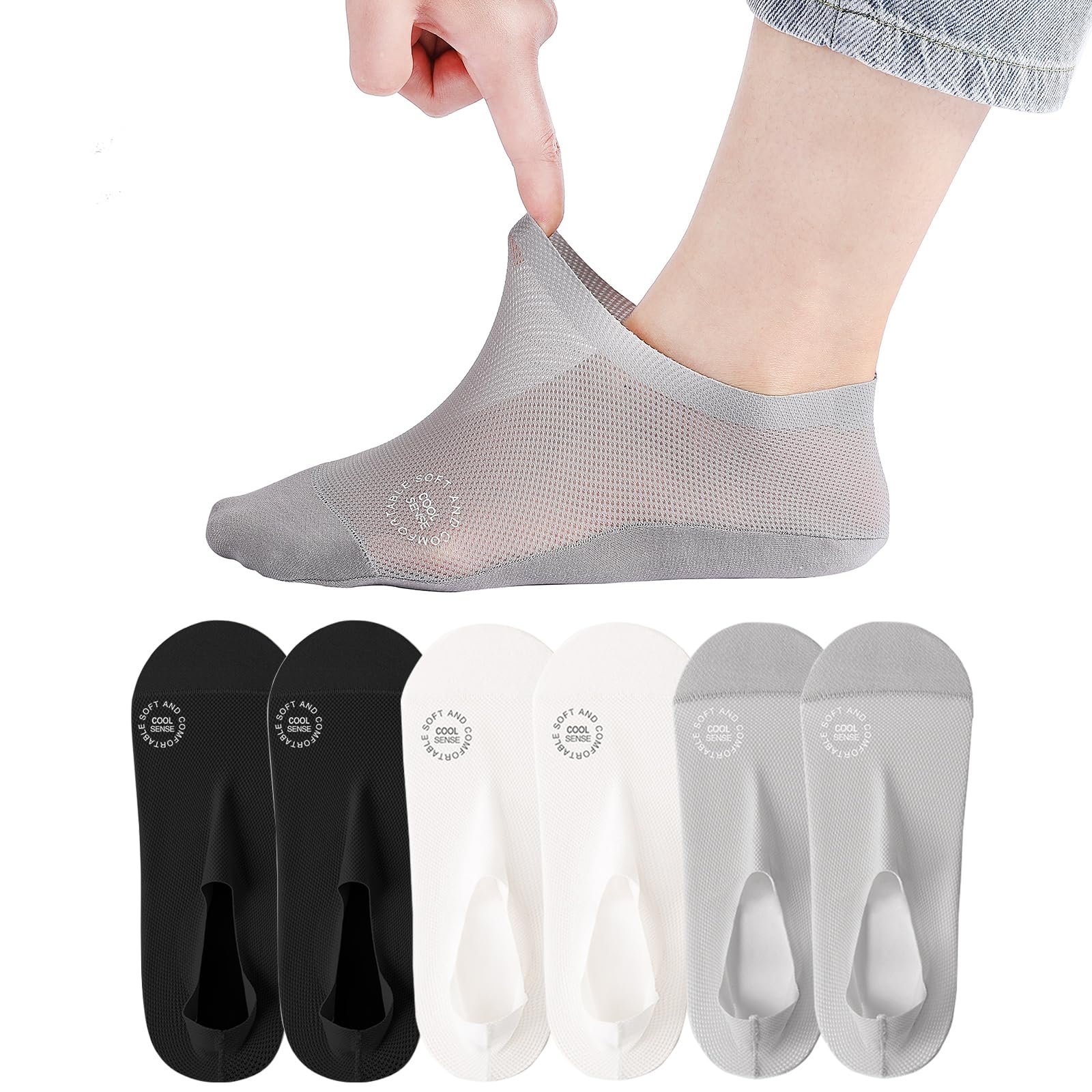 Hot Selling Now🔥Men Ultra Thin Liner Socks Non Slip No Show Socks