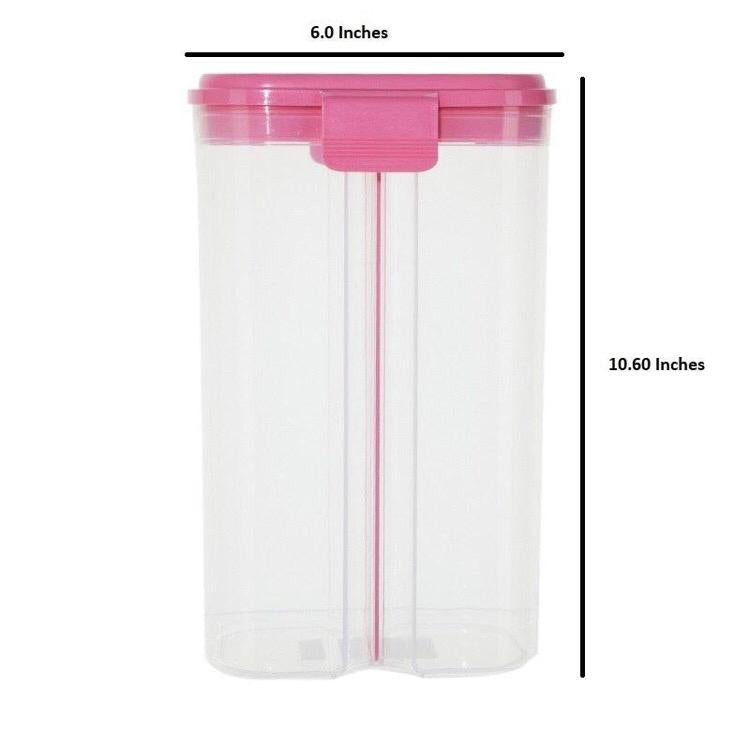 Homio 2 Partition Barrel Jar