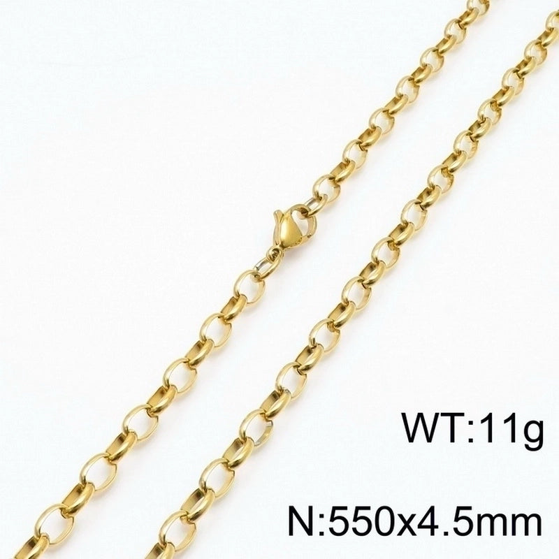 Fashion Geometric Titanium Steel 18K Gold Plated Bracelets In Bulk
