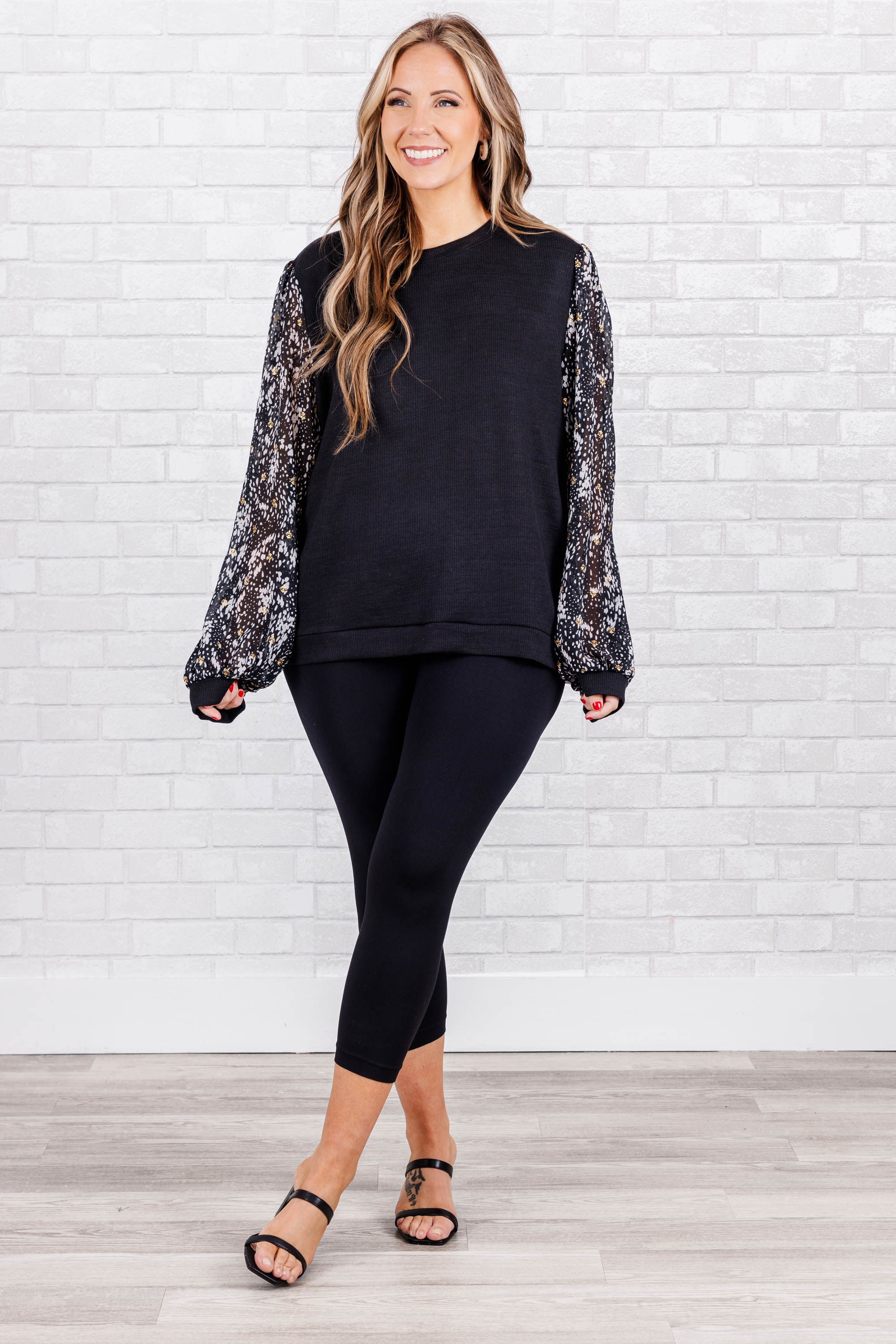 The Radiant Babe Top. Black