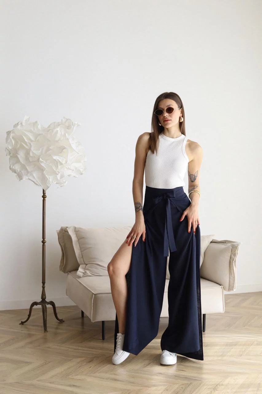 Rosetta | Wide Curved Pants