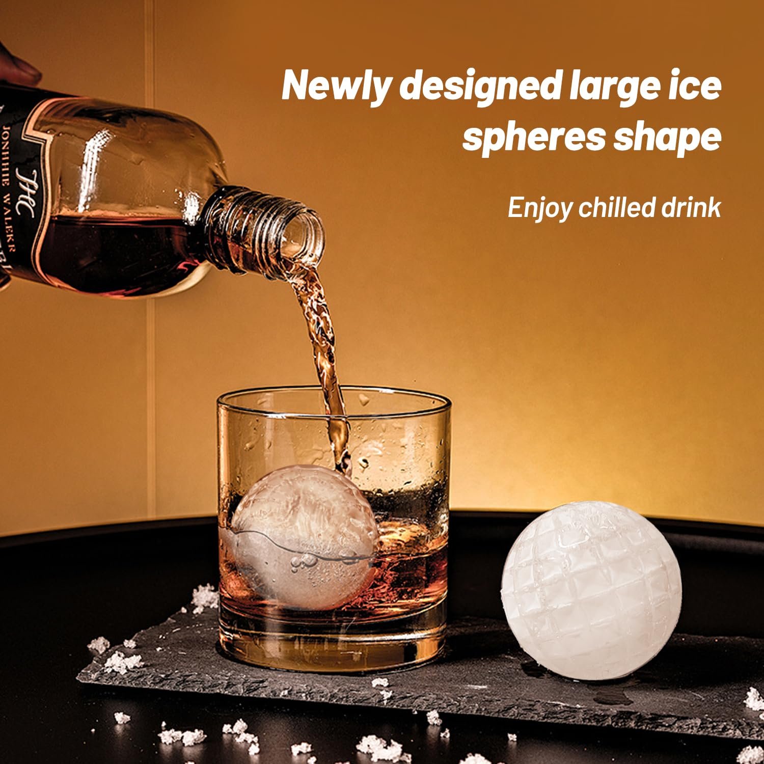 🧊Summer Hot Sale 49 % OFF - Silicone Whiskey Ice Cubes Mold