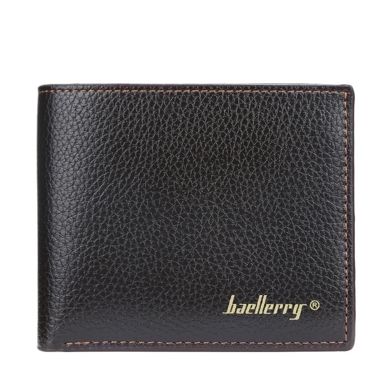 Basic Solid Color Square Flip Cover Small Wallet