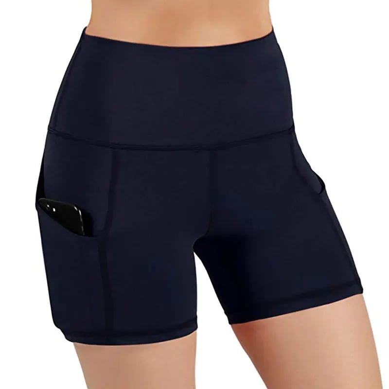 Buy 2 get 10% off🔥Women High Waist Hip Lifting Yoga Shorts Pocket