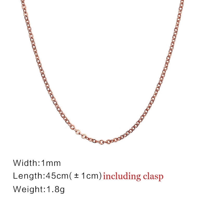 Fashion Geometric 201 Stainless Steel Plating Stainless Steel Necklaces