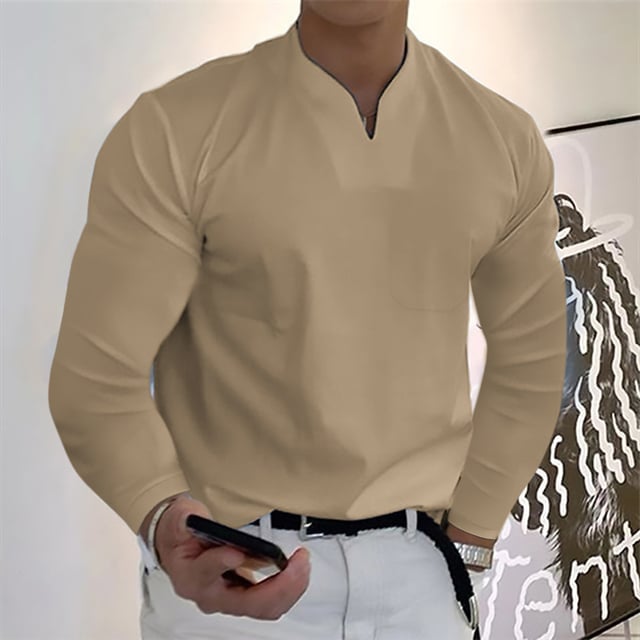 🔥Last day 49% off - Men's Loose Casual Long Sleeve Top-BUY 2 Free Shipping🔥