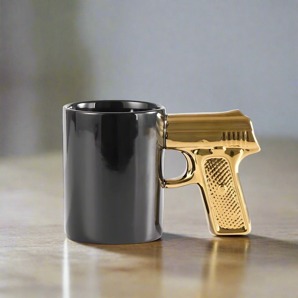 PISTOL SHAPE CERAMIC CUP